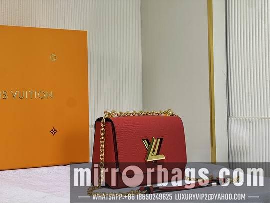1:1 Louis Vuitton Bags Twist Denim 50273 50272 23x17x10cm cs