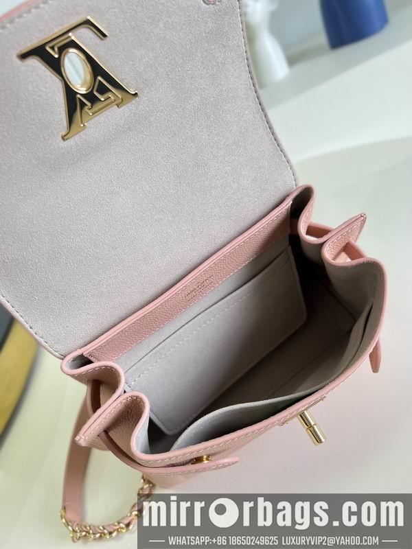 1:1 Louis Vuitton Bags Lockme Ever M21088粉23x17x10cm CN