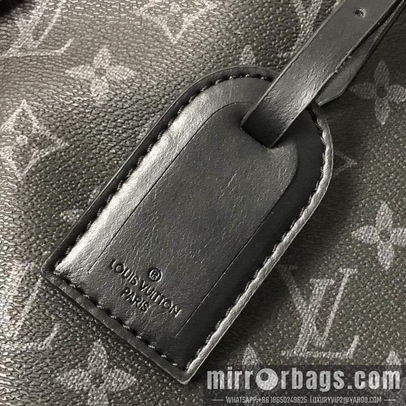 1:1 Louis Vuitton Bags Sac Plat M46451黑花 老花44x33x18cm ss