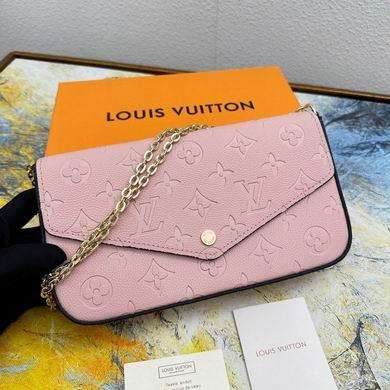 1:1 Louis Vuitton Bags Felicie M61276钻石纹 21x12x3cm  zy