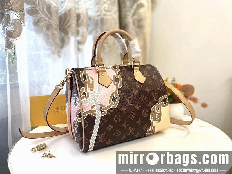 1:1 Louis Vuitton Bags Speedy M40473 25x19x15cm zy