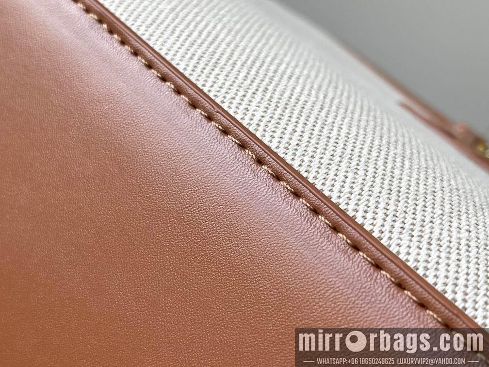 1:1 Louis Vuitton Bags Capucines M57361绣花白棕金31.5x20x11cm cs