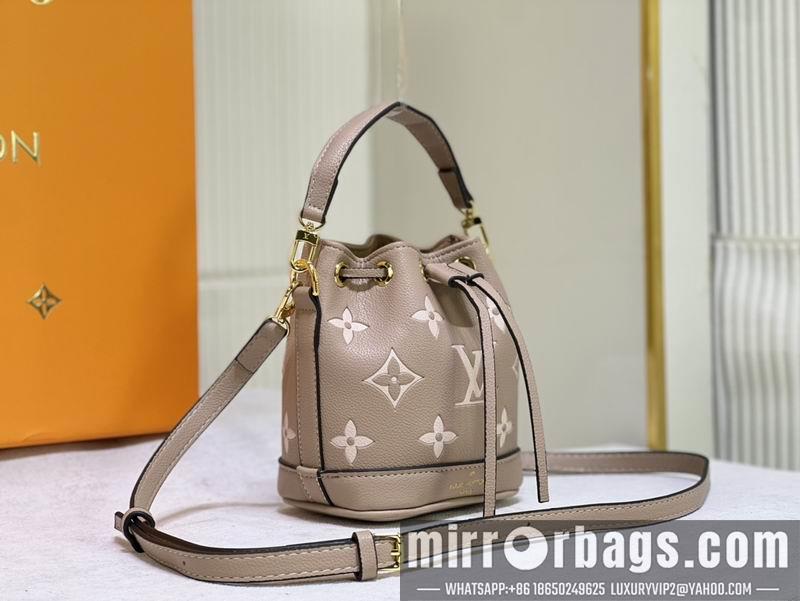 1:1 Louis Vuitton Bags Nano Noe M81266灰 黑13x16x10cm ss