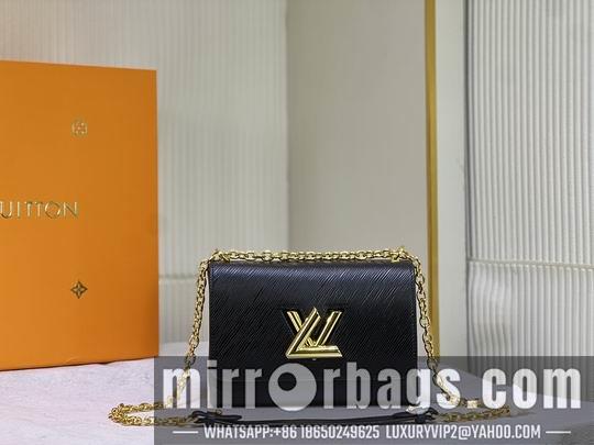 1:1 Louis Vuitton Bags Twist Denim 50273 50272 23x17x10cm cs
