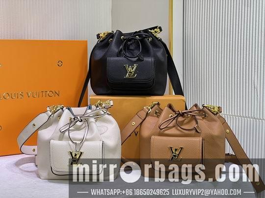 1:1 Louis Vuitton Bags Lockme M57687黑57688灰57689橙 23x23x16cm cs