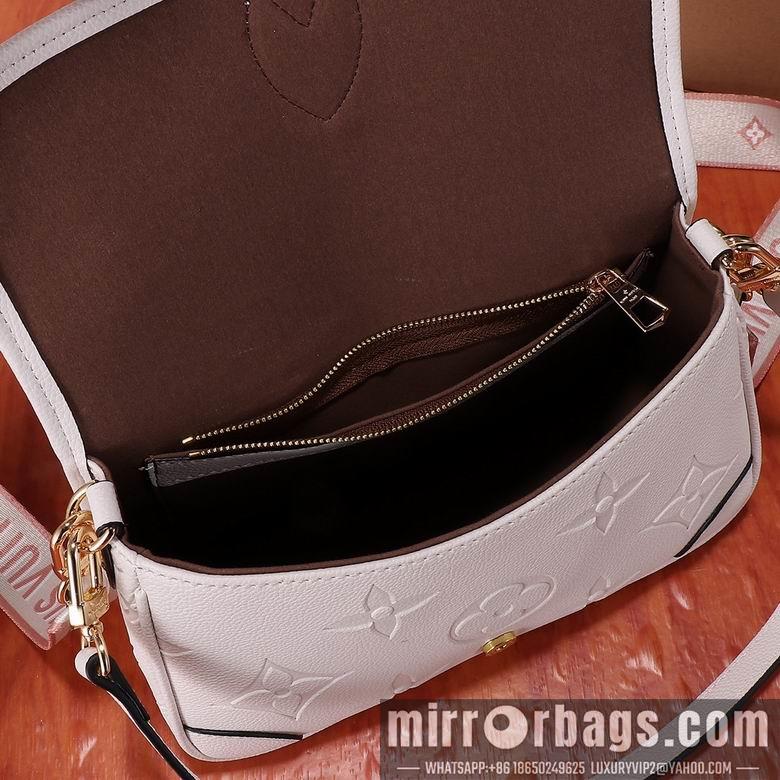 1:1 Louis Vuitton Bags Diane M46386黑M46388白 25x9x15cm ww