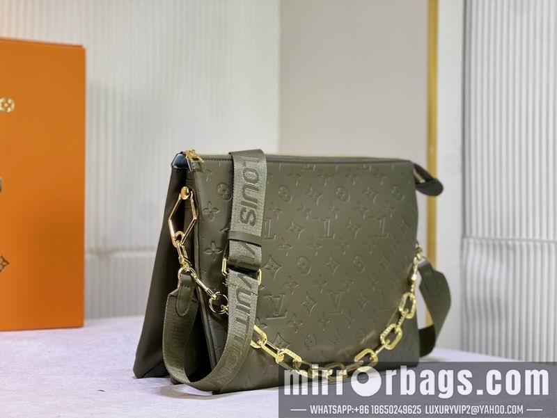 1:1 Louis Vuitton Bags Coussin M57793 M57782墨绿34x24x12cm ss