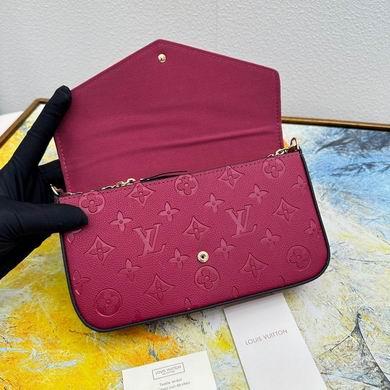1:1 Louis Vuitton Bags Felicie M61276钻石纹 21x12x3cm  zy