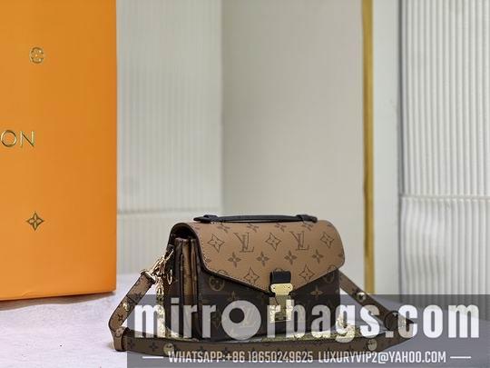 1:1 Louis Vuitton Bags M46279老花 黄花21.5x6x13.5cm cs