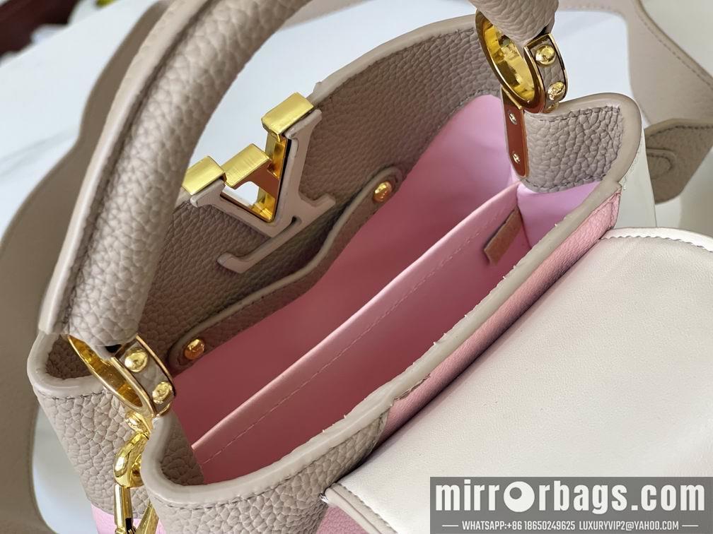1:1 Louis Vuitton Bags Capucines M59863 21x14x8cm cs2色