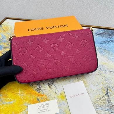 1:1 Louis Vuitton Bags Felicie M61276钻石纹 21x12x3cm  zy