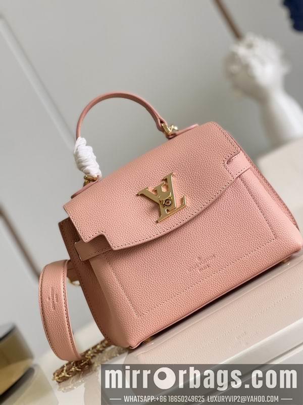 1:1 Louis Vuitton Bags Lockme Ever M21088粉23x17x10cm CN