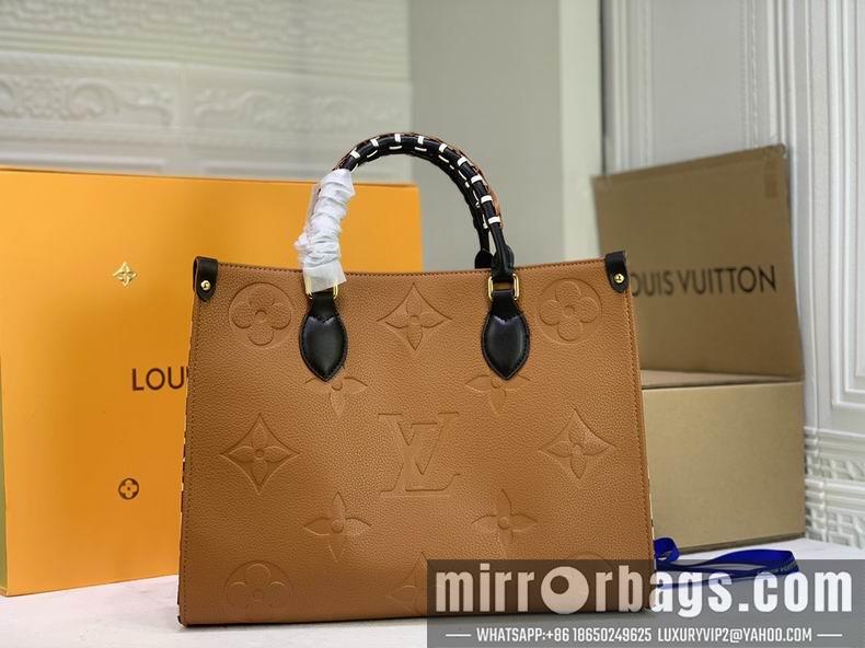 1:1 Louis Vuitton Bags onthego M45373,M45719 34x26x15 cm cs