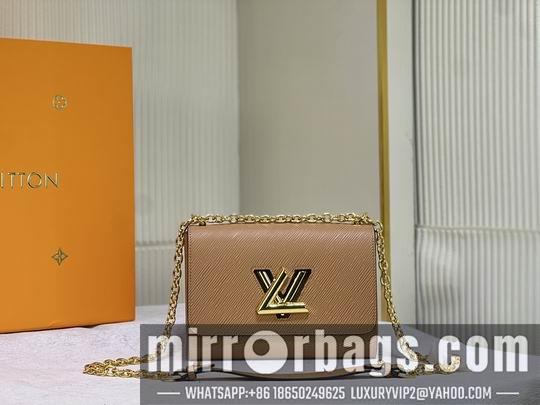1:1 Louis Vuitton Bags Twist Denim 50273 50272 23x17x10cm cs