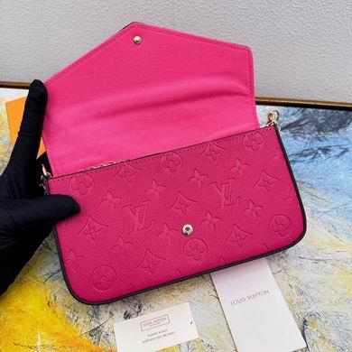 1:1 Louis Vuitton Bags Felicie M61276钻石纹 21x12x3cm  zy