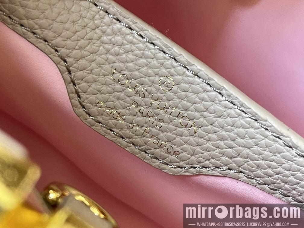 1:1 Louis Vuitton Bags Capucines M59864 27x18x9cm cs2色