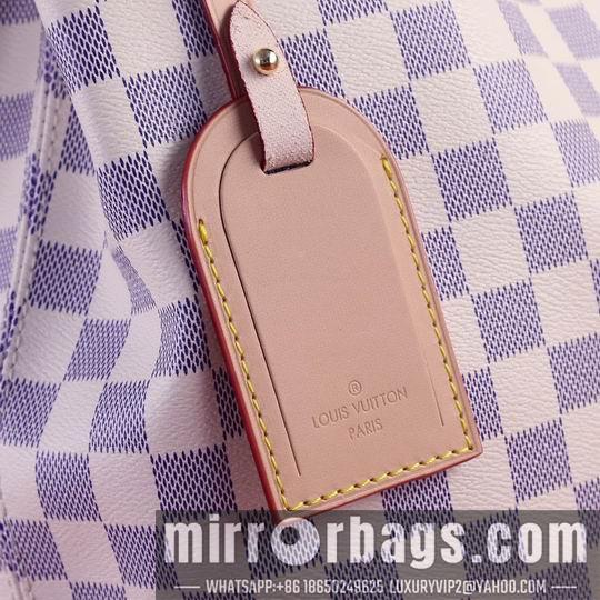 1:1 Louis Vuitton Bags M43704咖啡红 白格粉35.5x14x33.5cm ww