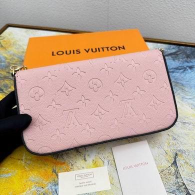 1:1 Louis Vuitton Bags Felicie M61276钻石纹 21x12x3cm  zy