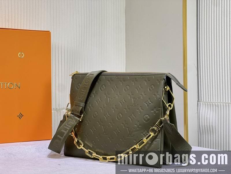 1:1 Louis Vuitton Bags Coussin M57793 M57782墨绿34x24x12cm ss