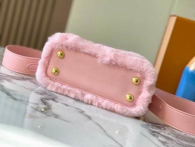 1:1 Louis Vuitton Bags Capucines M22387水貂毛21x14x8cm ss