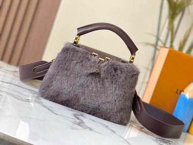 1:1 Louis Vuitton Bags Capucines M22387水貂毛21x14x8cm ss