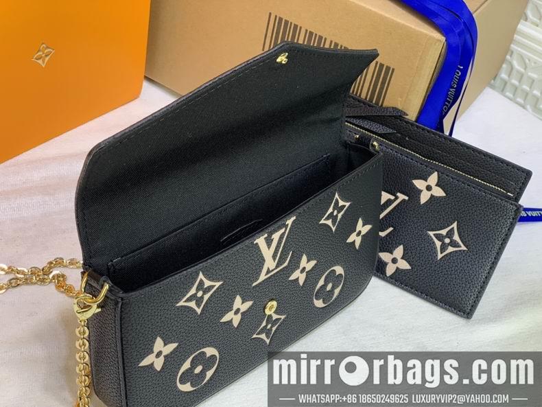 1:1 Louis Vuitton Bags Pochette Metis 61276 21x12x3 cm cs