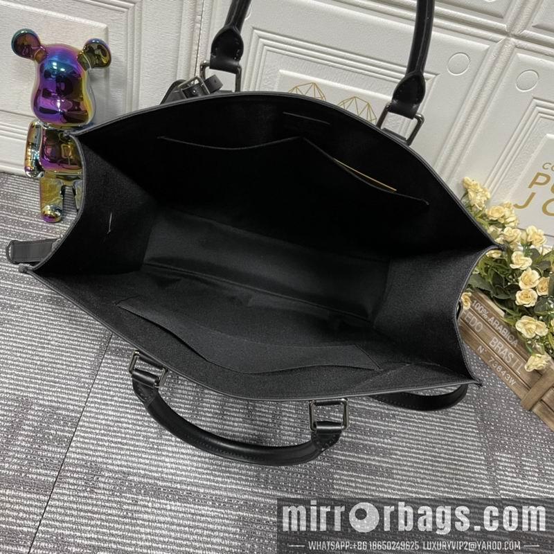 1:1 Louis Vuitton Bags Sac Plat M46452黑花 老花 压花36.5x38x9cm ss