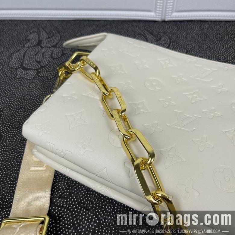 1:1 Louis Vuitton Bags Coussin 57790白 26X20X12 ss07