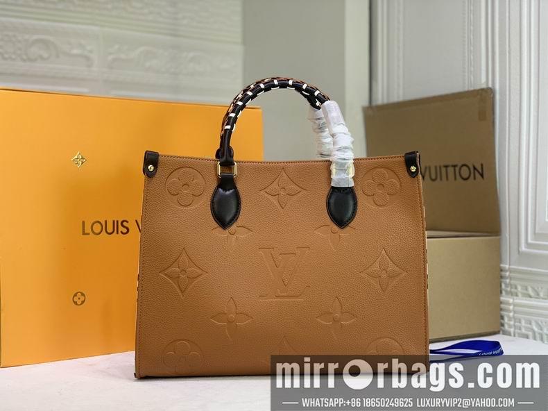1:1 Louis Vuitton Bags onthego M45373,M45719 34x26x15 cm cs