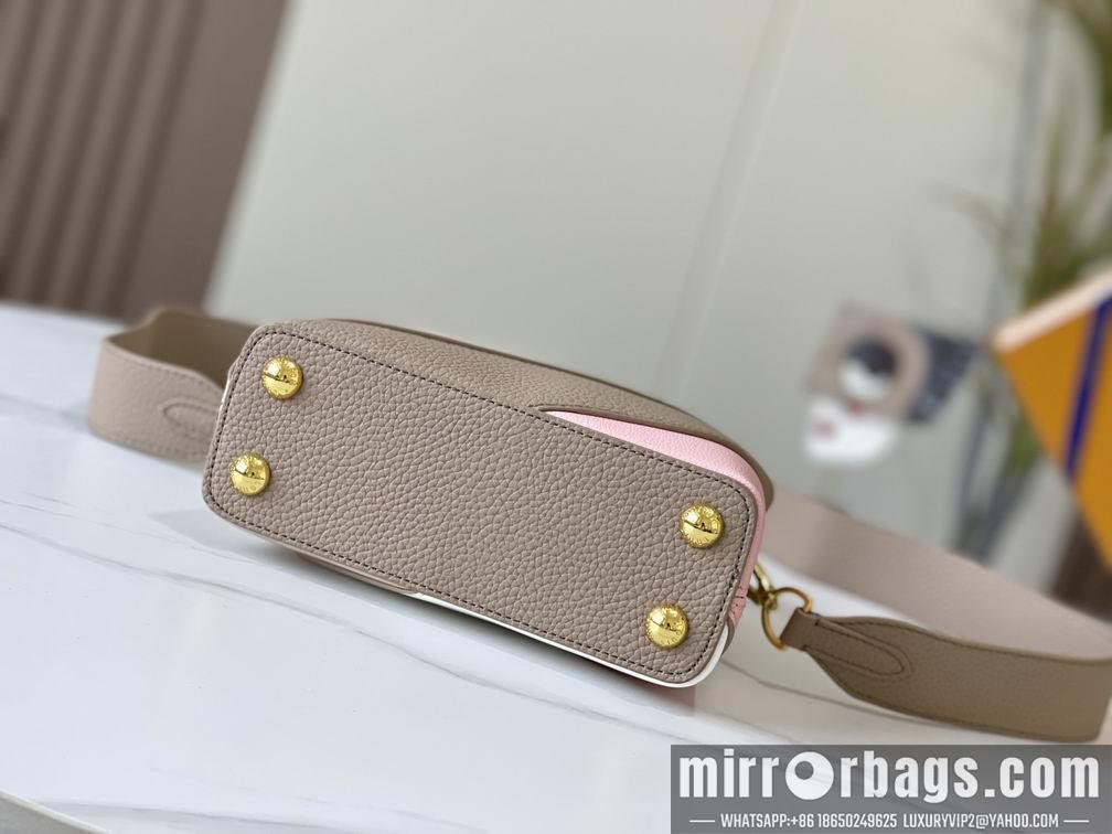 1:1 Louis Vuitton Bags Capucines M59863 21x14x8cm cs2色