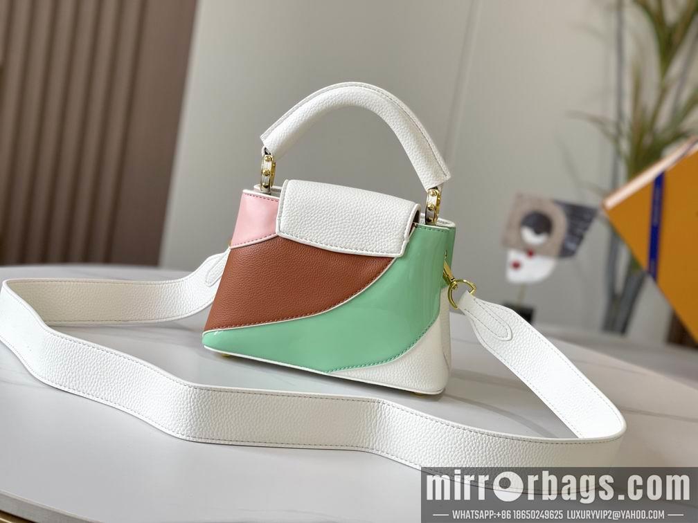 1:1 Louis Vuitton Bags Capucines M59863 21x14x8cm cs2色