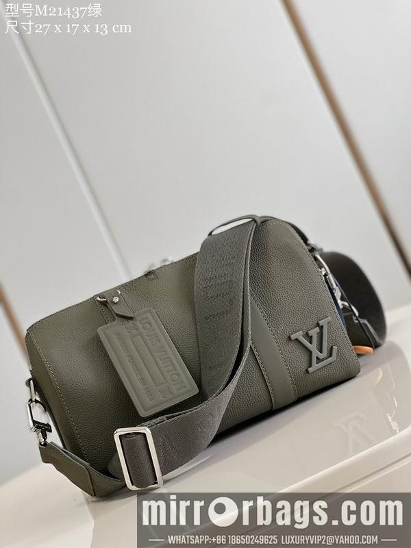 1:1 Louis Vuitton Bags City Keepall M21437绿 27x17x13cm CN