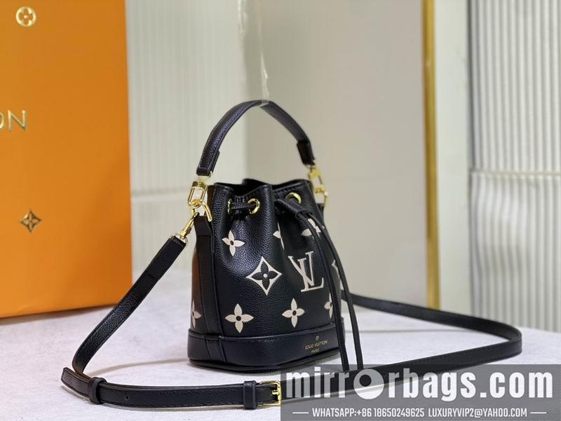 1:1 Louis Vuitton Bags Nano Noe M81266灰 黑13x16x10cm ss