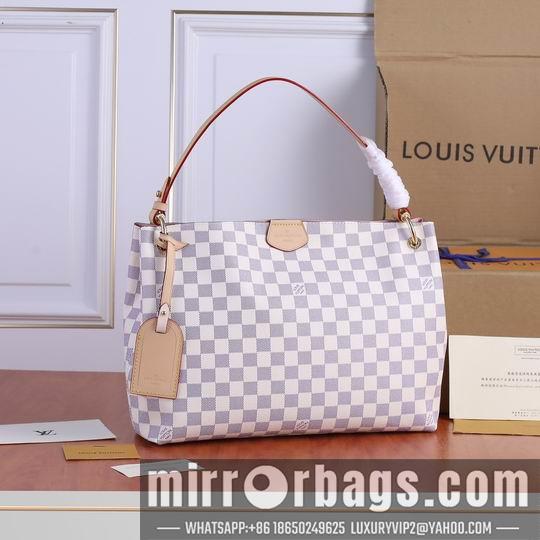 1:1 Louis Vuitton Bags N43701啡格 白格粉N43701 30x9.5x29cm ww