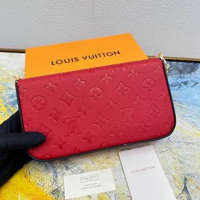 1:1 Louis Vuitton Bags Felicie M61276钻石纹 21x12x3cm  zy