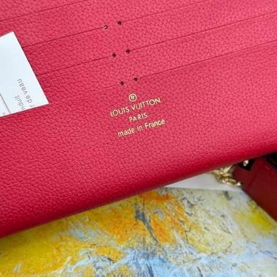 1:1 Louis Vuitton Bags Felicie M61276钻石纹 21x12x3cm  zy