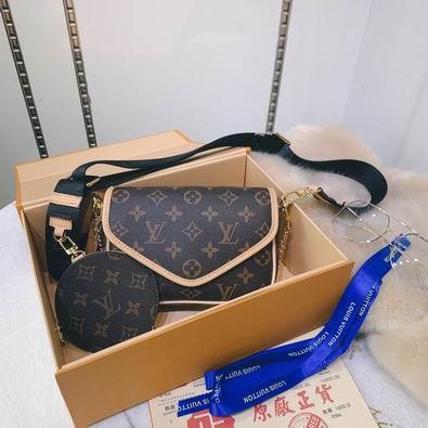 1:1 Louis Vuitton Bags Multi Pochette M56461 19x13x5 cm gf