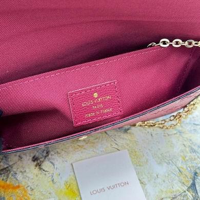 1:1 Louis Vuitton Bags Felicie M61276钻石纹 21x12x3cm  zy