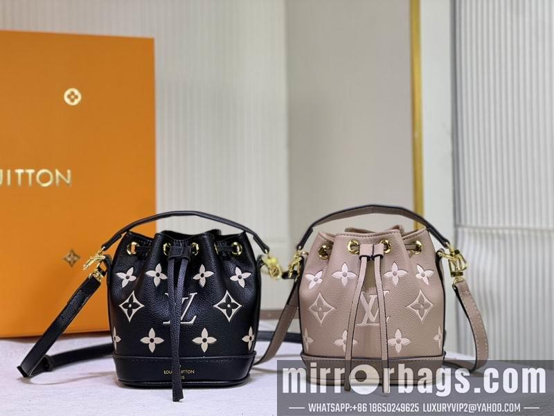1:1 Louis Vuitton Bags Nano Noe M81266灰 黑13x16x10cm ss