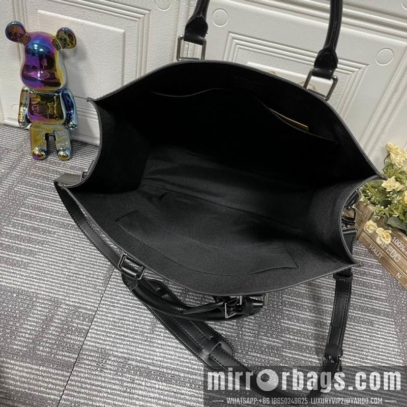 1:1 Louis Vuitton Bags Sac Plat M46452黑花 老花 压花36.5x38x9cm ss