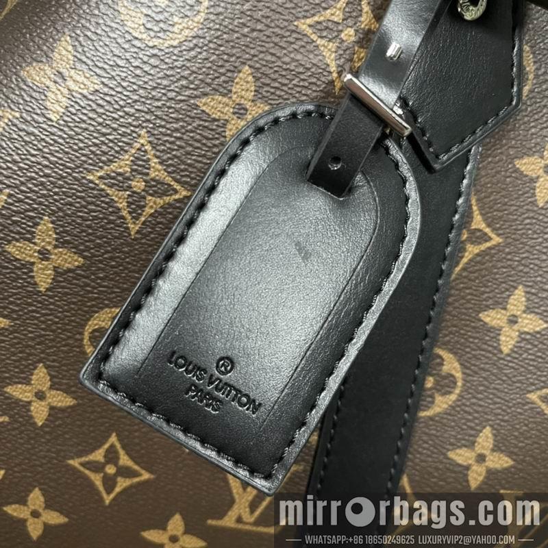1:1 Louis Vuitton Bags Sac Plat M46452黑花 老花 压花36.5x38x9cm ss