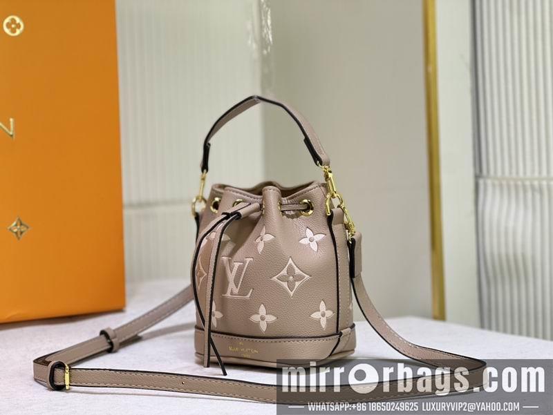 1:1 Louis Vuitton Bags Nano Noe M81266灰 黑13x16x10cm ss