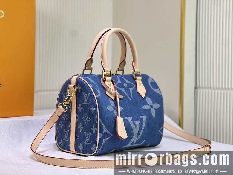 1:1 Louis Vuitton Bags Speedy M40390 25X19X15cm XM 2colour