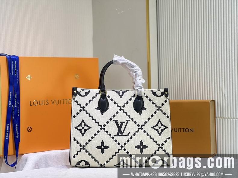 1:1 Louis Vuitton Bags onthego M44925 34x26x13 cm cs