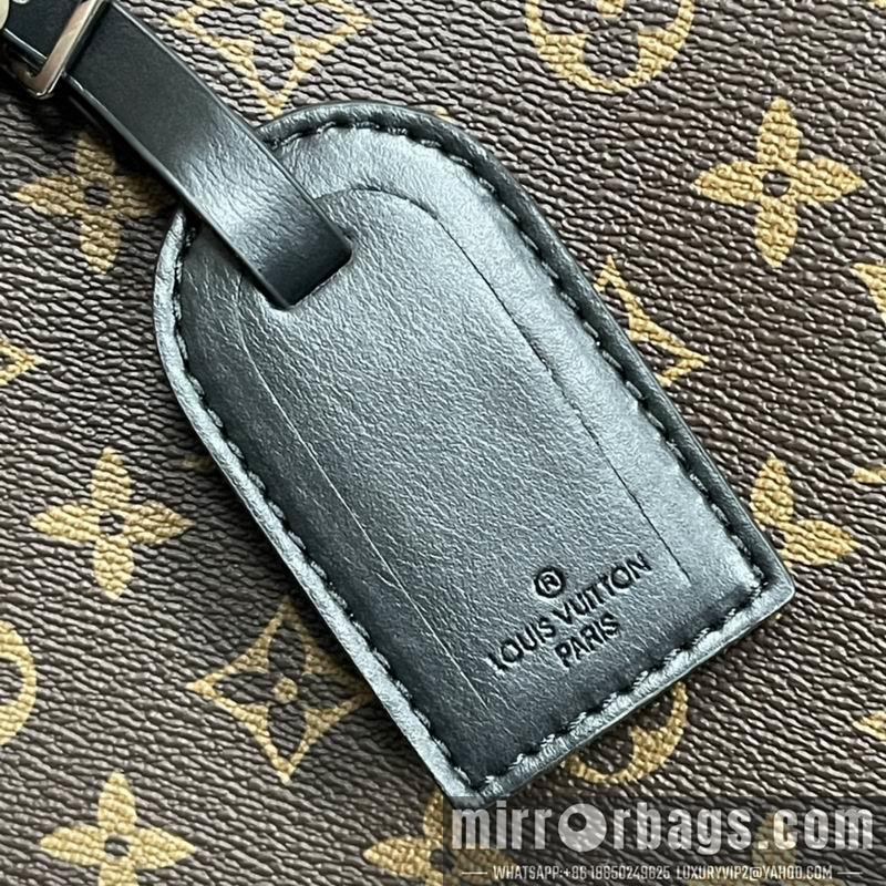 1:1 Louis Vuitton Bags Sac Plat M46451黑花 老花44x33x18cm ss