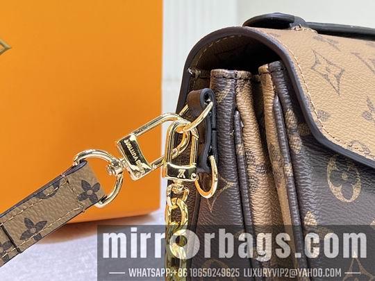 1:1 Louis Vuitton Bags M46279老花 黄花21.5x6x13.5cm cs