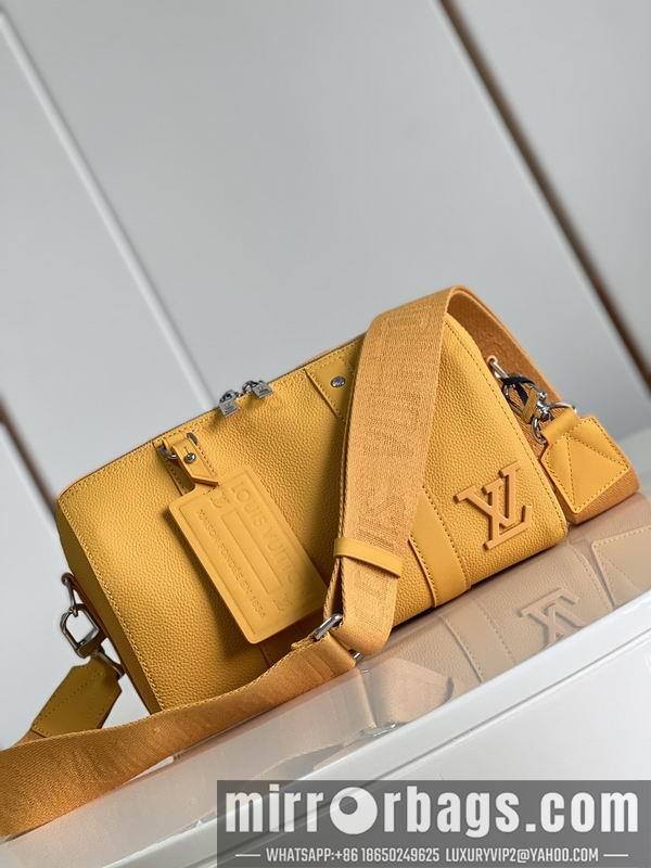 1:1 Louis Vuitton Bags City Keepall M21438姜黄 蓝27x17x13cm CN