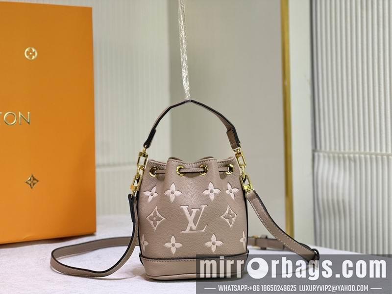 1:1 Louis Vuitton Bags Nano Noe M81266灰 黑13x16x10cm ss