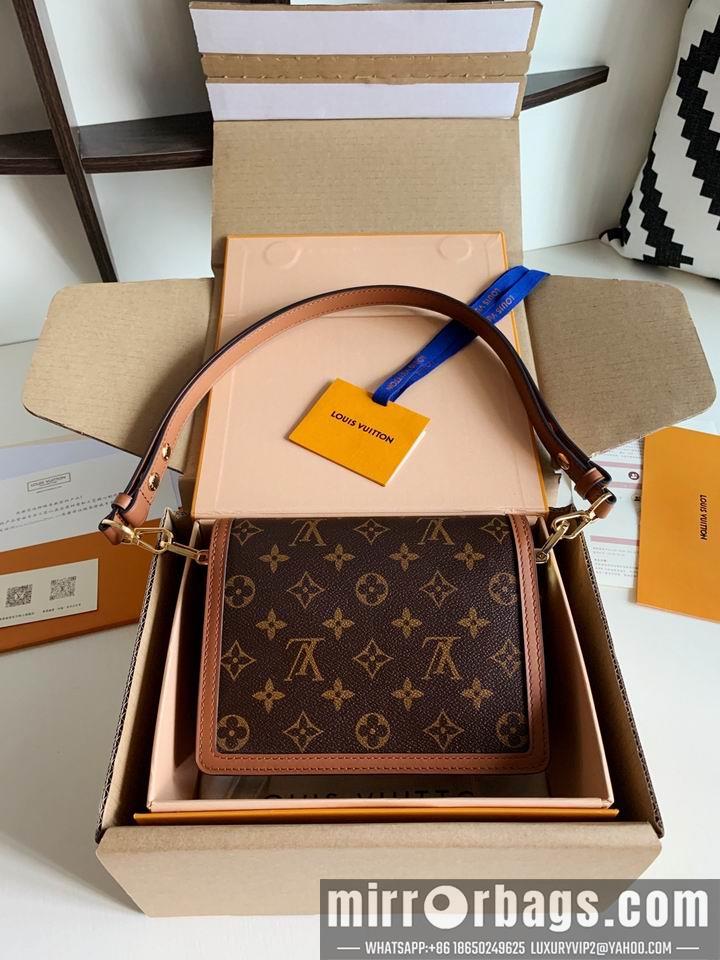 1:1 Louis Vuitton Bags Dauphine M44580 gy