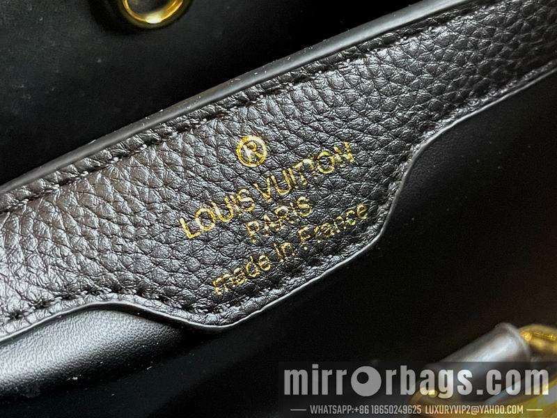 1:1 Louis Vuitton Bags Hatucines M21127黑色编织27x18x9cm ss